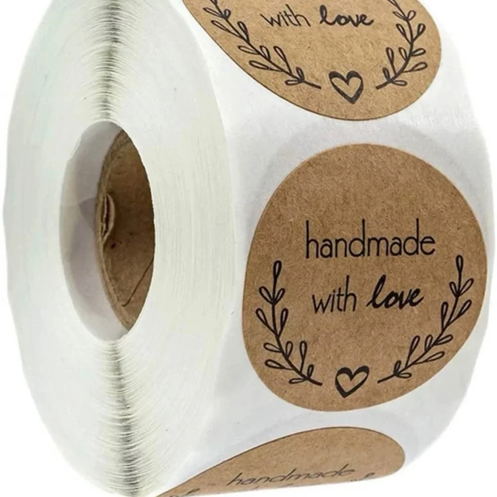 Handmade with love stickers